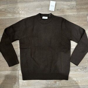 Les Deux Wool Rib Crewneck